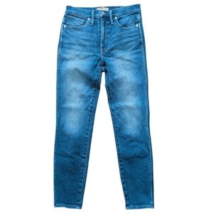 Madewell Jeans, 10-in High-rise Skinny Crop, Women's Size 27, Blue Denim